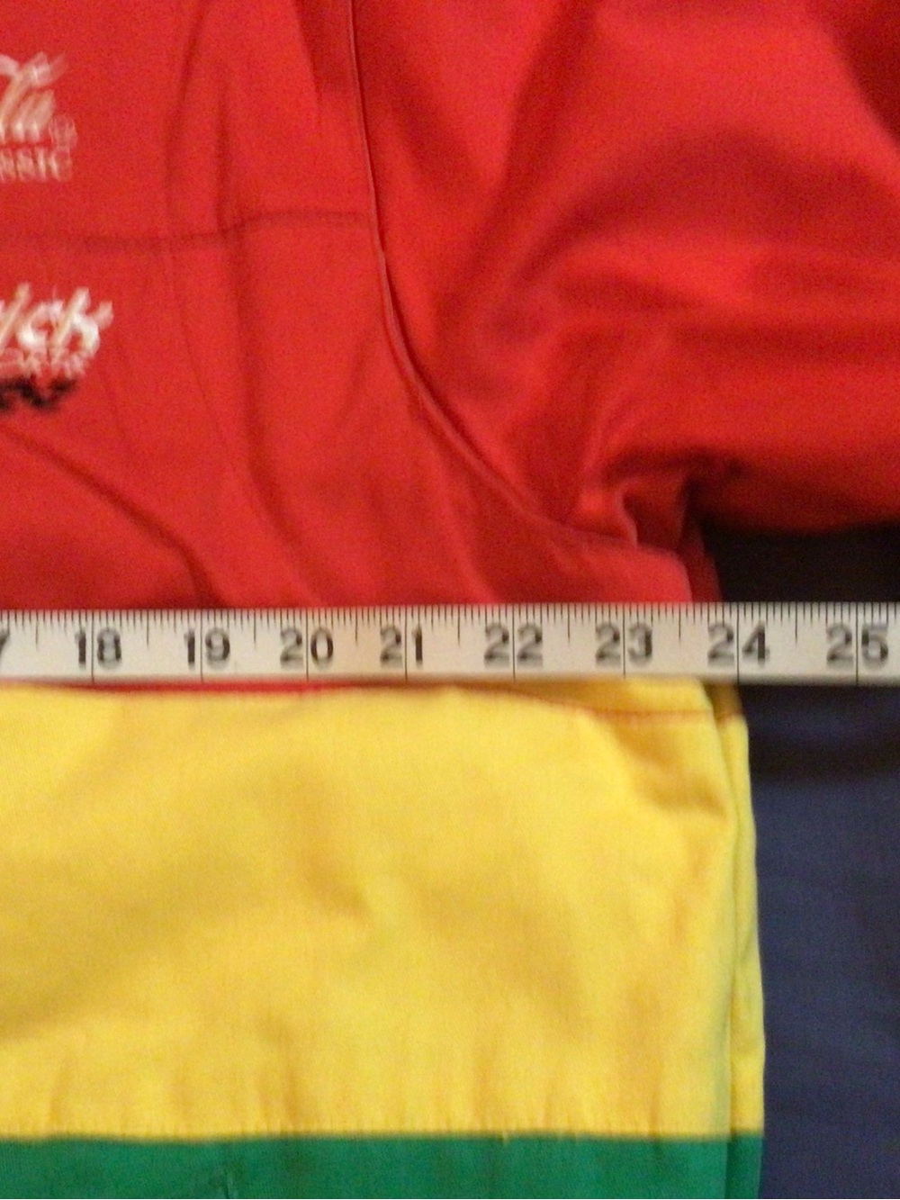 Multi-Color Performance Jacket - Red/Yellow/Green/Blue - Picture 9 of 13